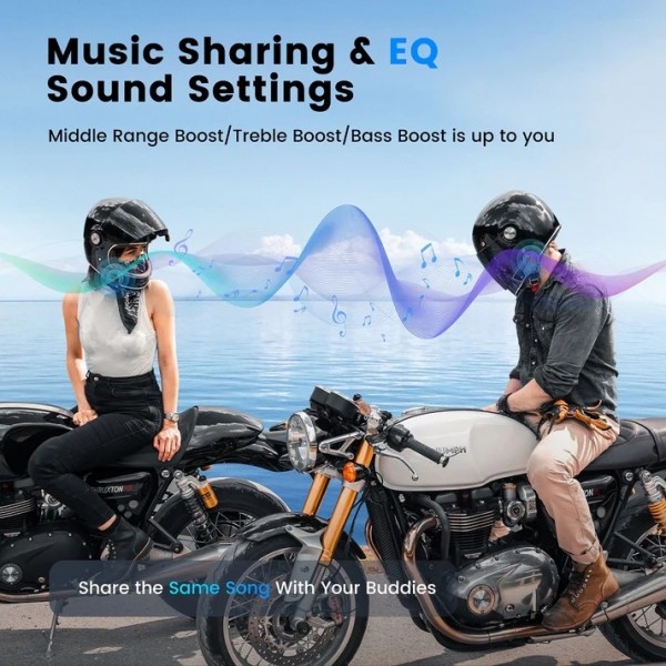 GEARELEC GX10 Motorcycle Bluetooth Headset